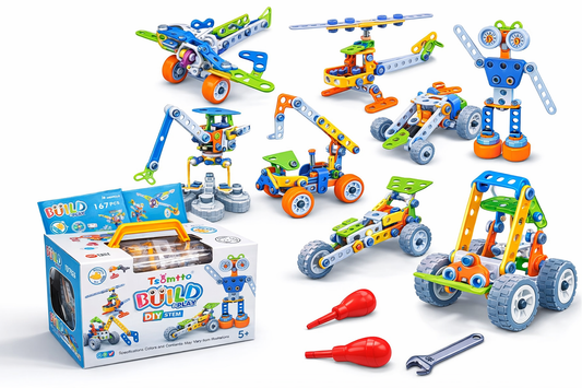 Creative Construction & STEM Skills Builder 10-in-1