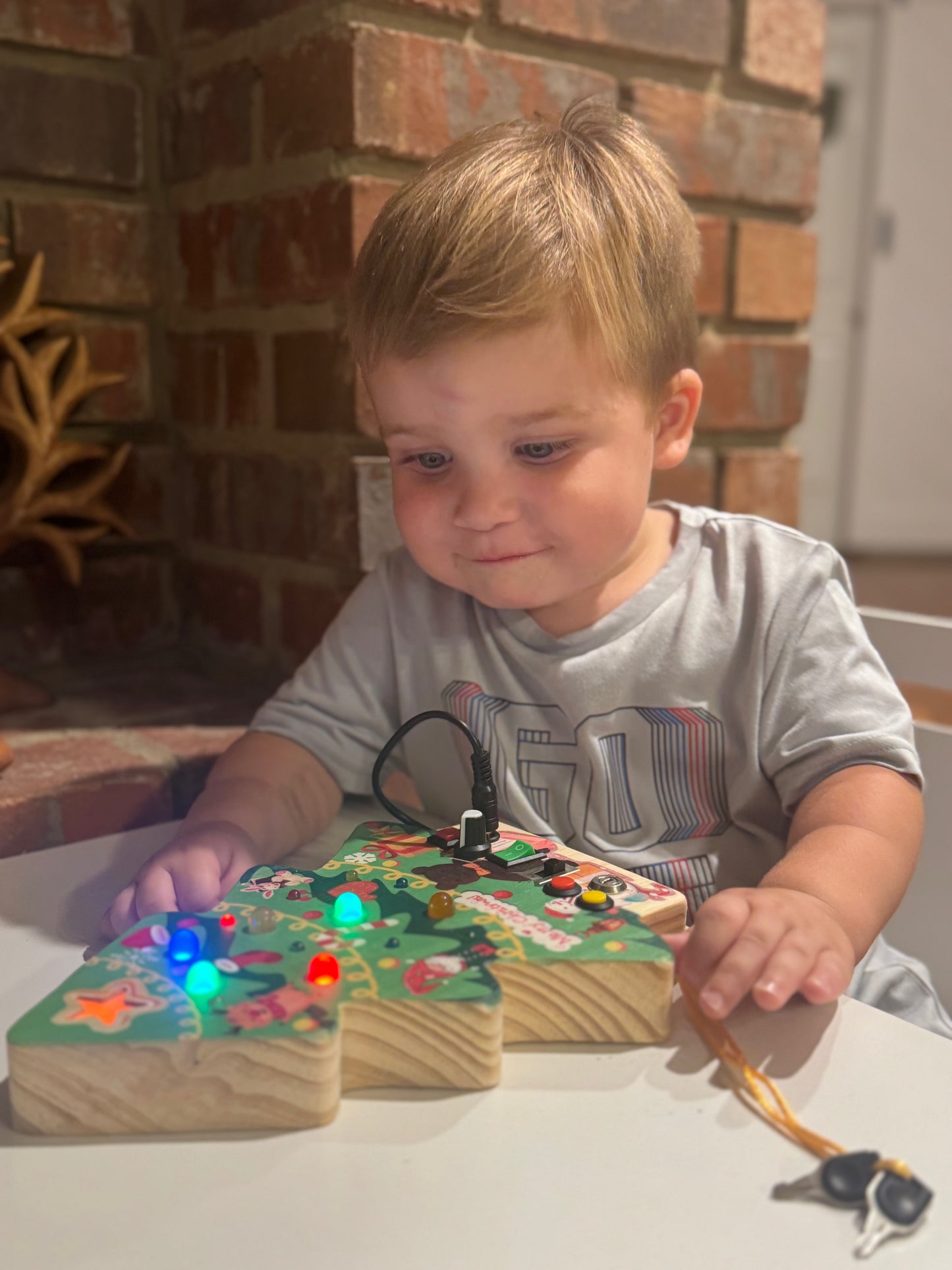 Montessori Wooden LED Christmas Tree