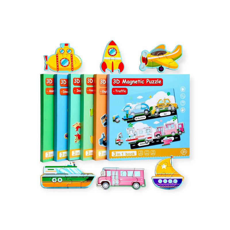 Montessori Magnetic Story Puzzle Books detail