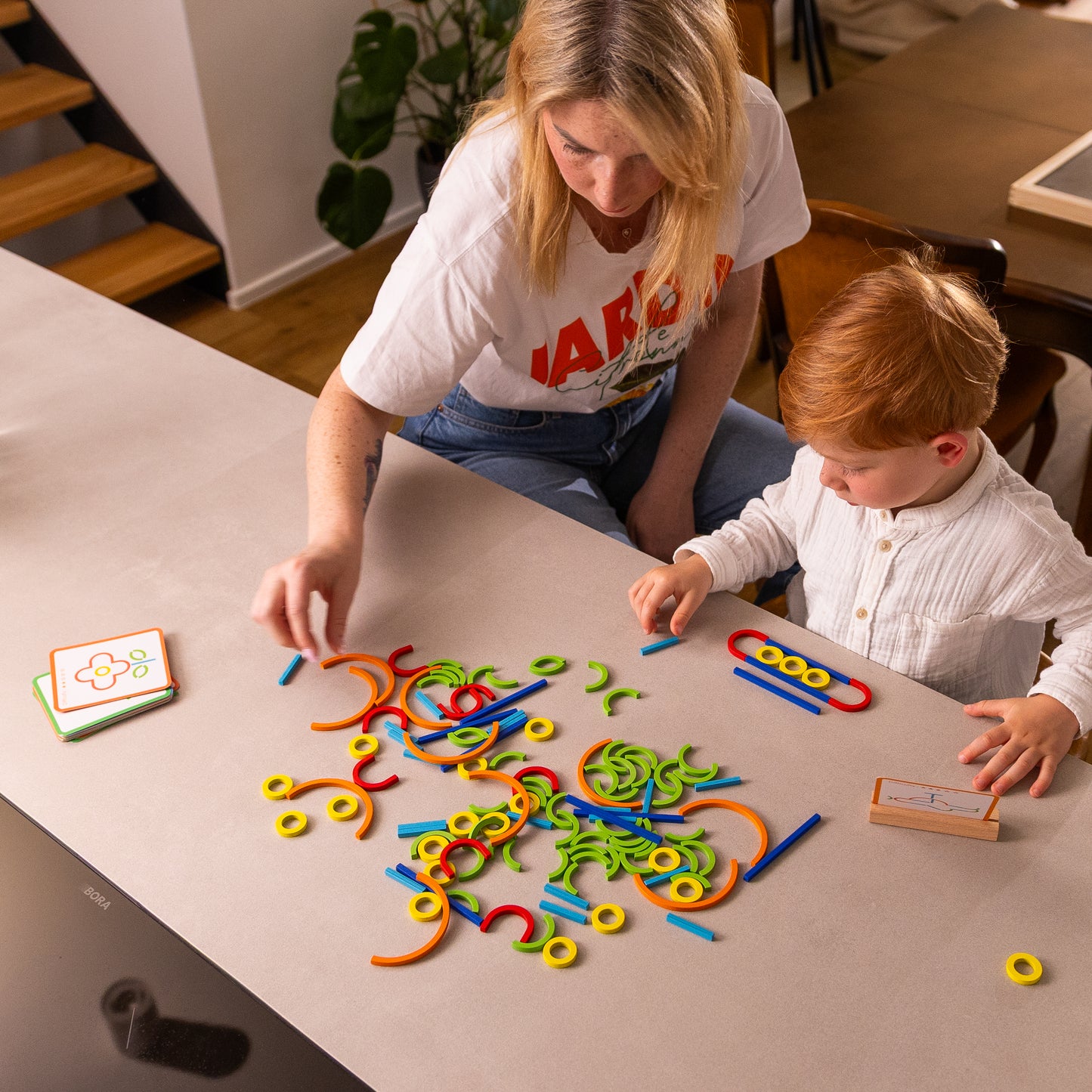 Montessori Masterpieces Sticks & Rings Builder