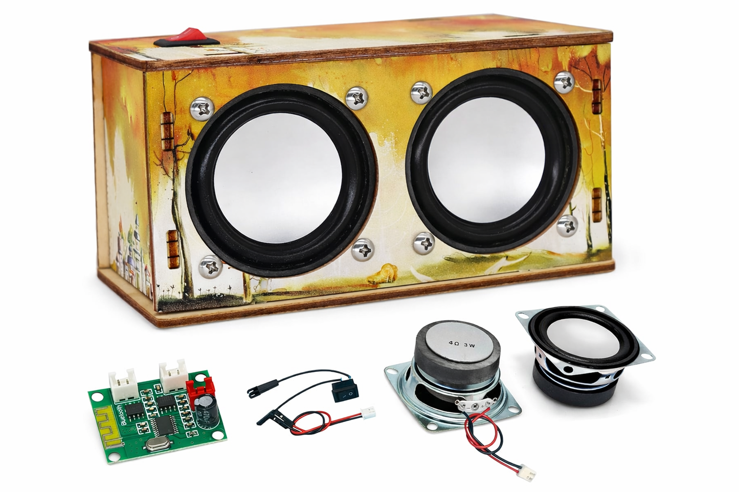 DIY Bluetooth Wooden Speaker Kit