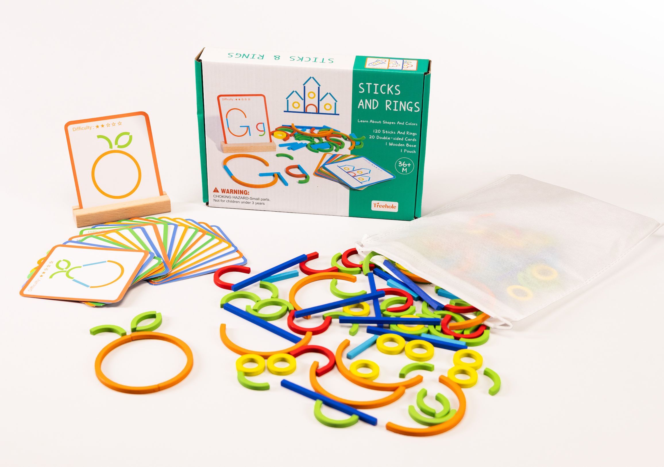 Montessori Masterpieces Sticks & Rings Builder