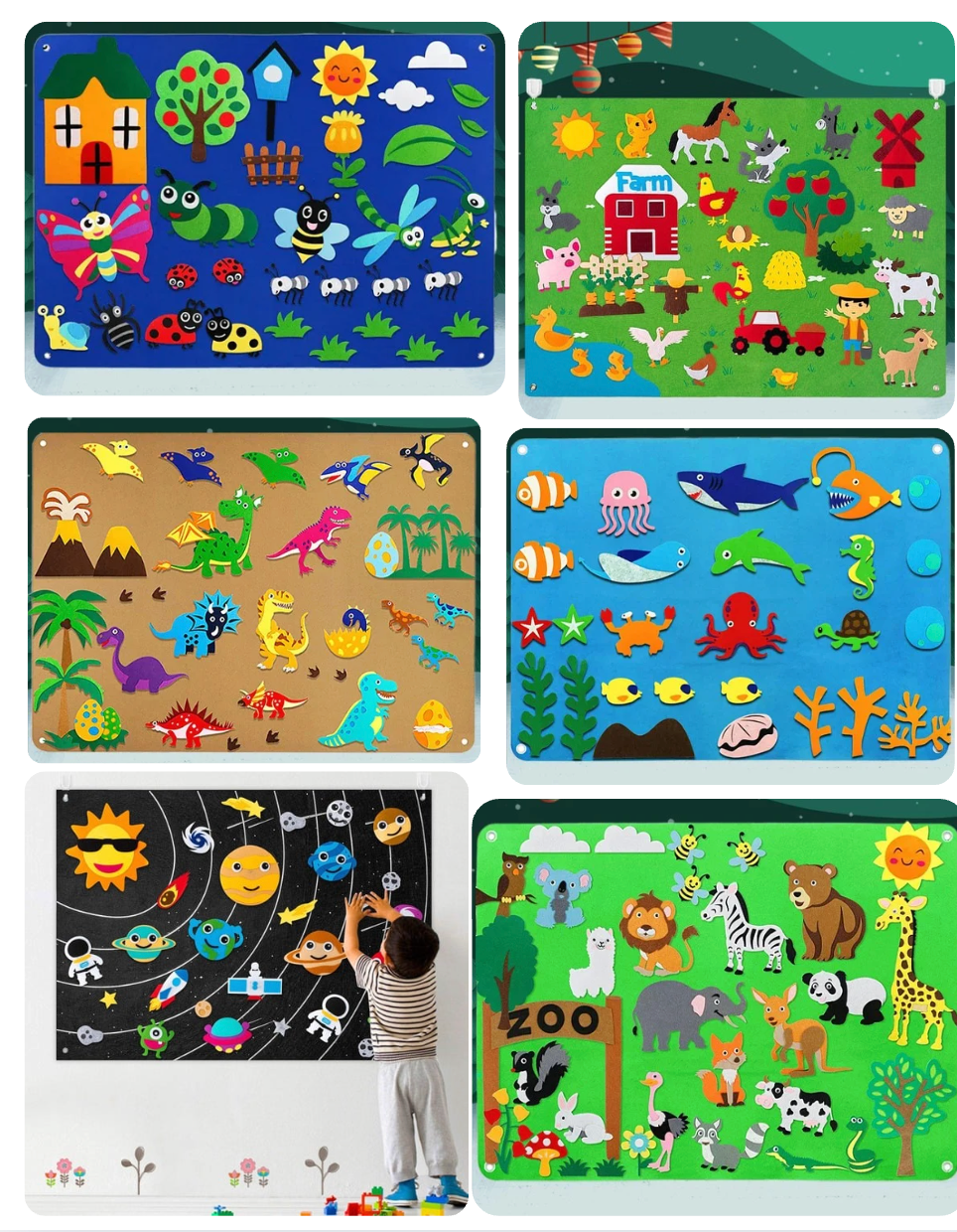 Montessori Felt Story Board