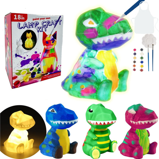 Montessori Paint-Your-Own Dino Kit