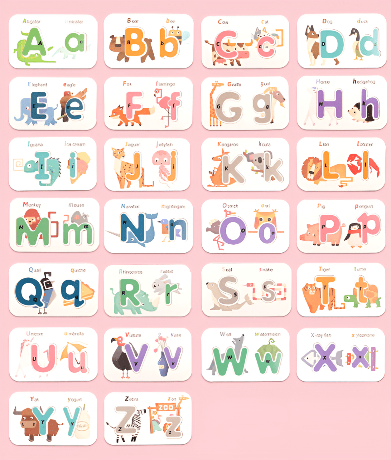 Alphabets & Numbers Wooden Flash Cards - Project Montessori