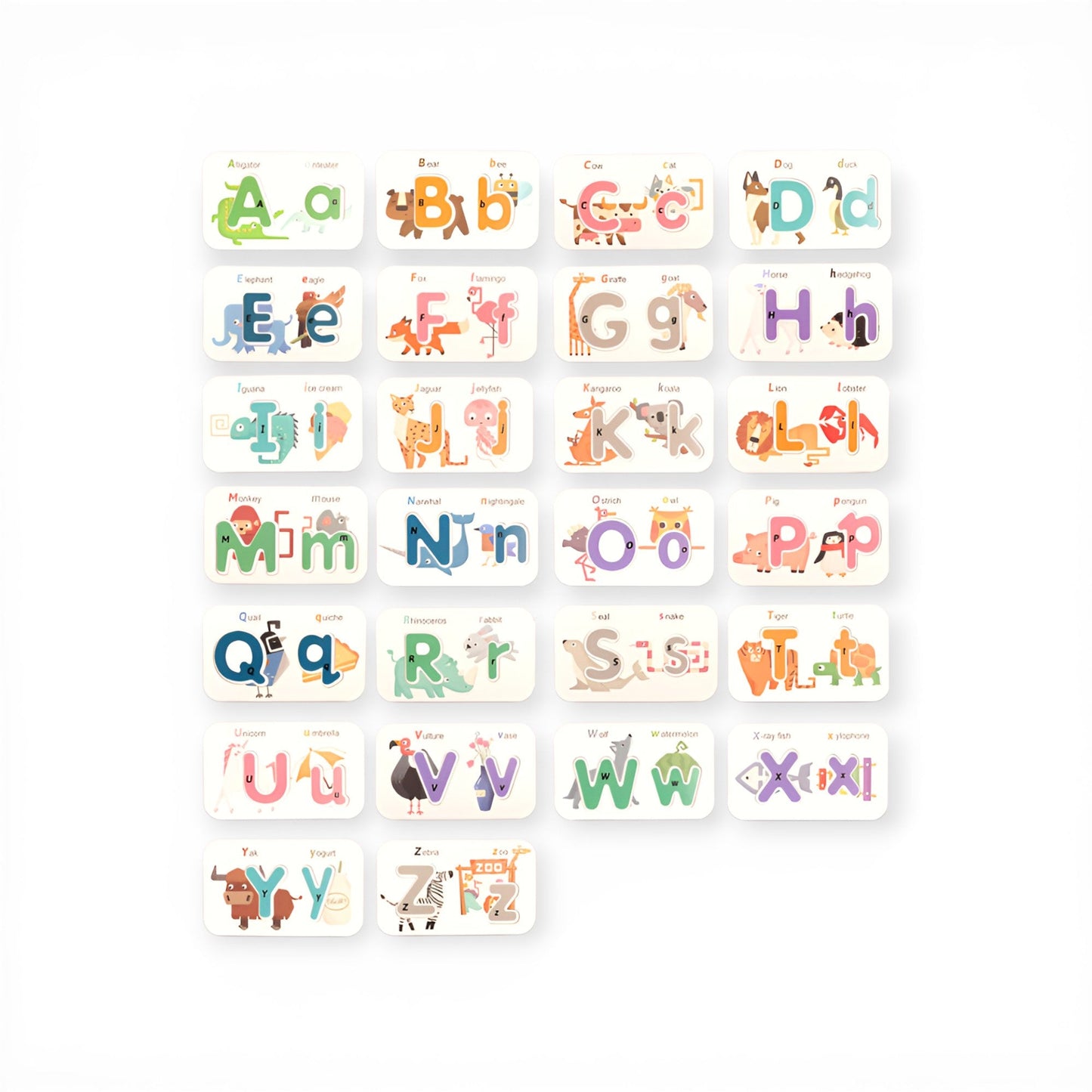 Alphabets & Numbers Wooden Flash Cards - Project Montessori