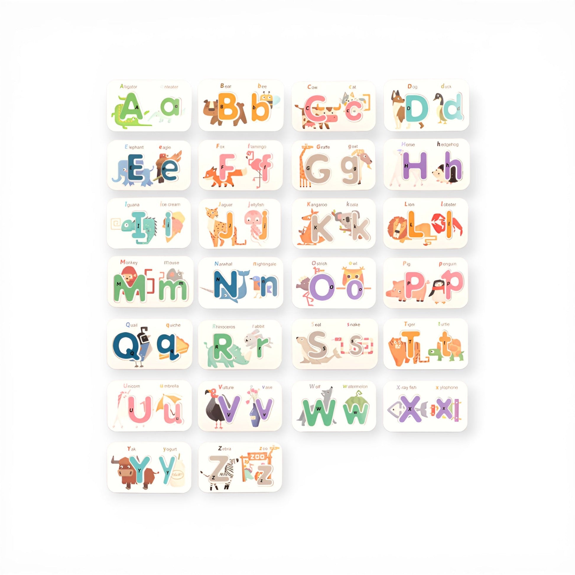 Alphabets & Numbers Wooden Flash Cards - Project Montessori