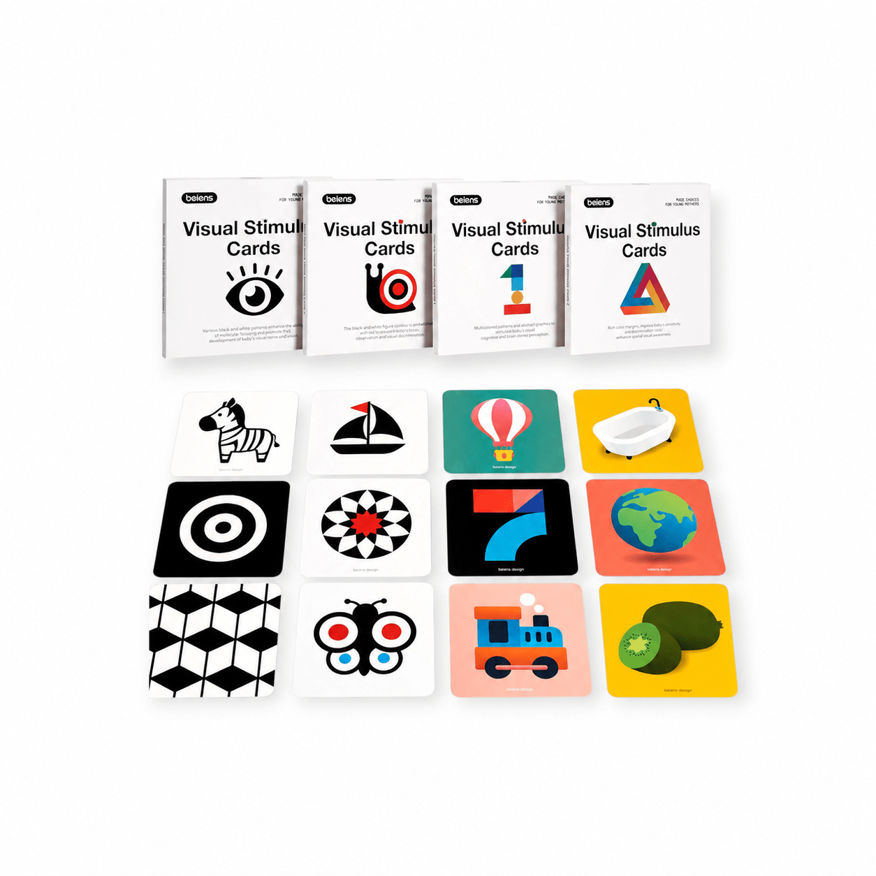 Baby High Contrast Visual Flashcards - Project Montessori