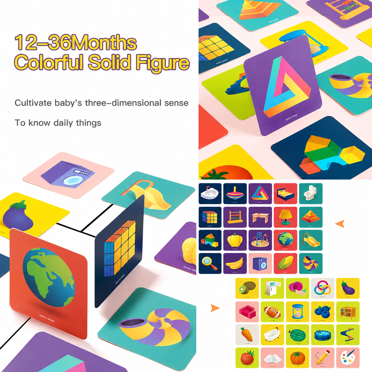 Baby High Contrast Visual Flashcards - Project Montessori