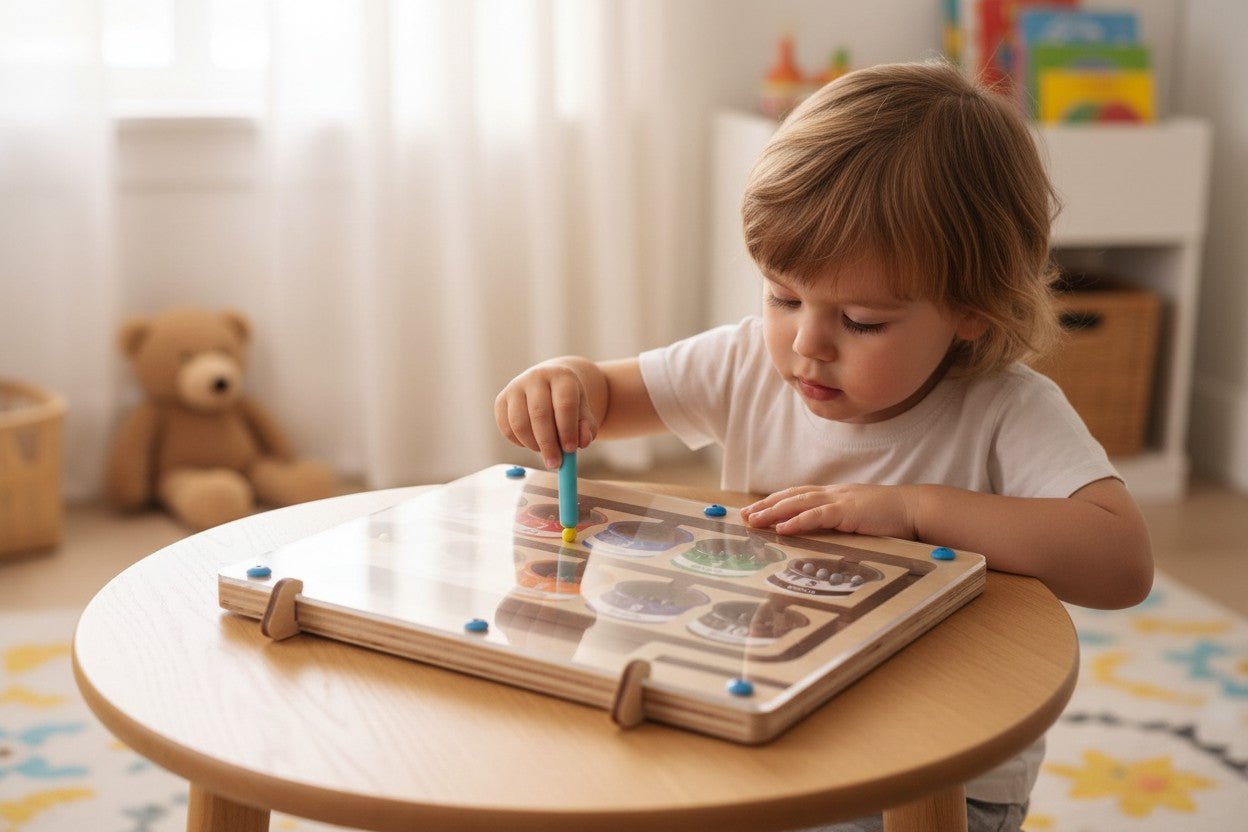 Color and Number Magnetic Board - Project Montessori