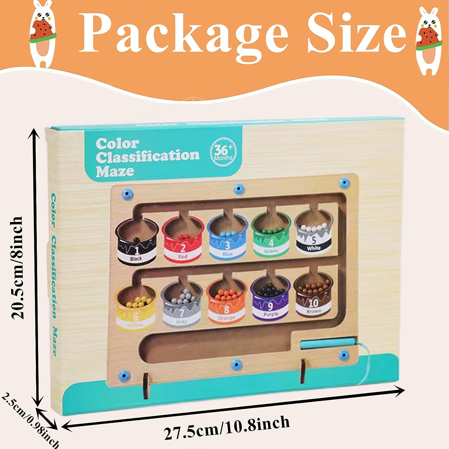 Color and Number Magnetic Board - Project Montessori