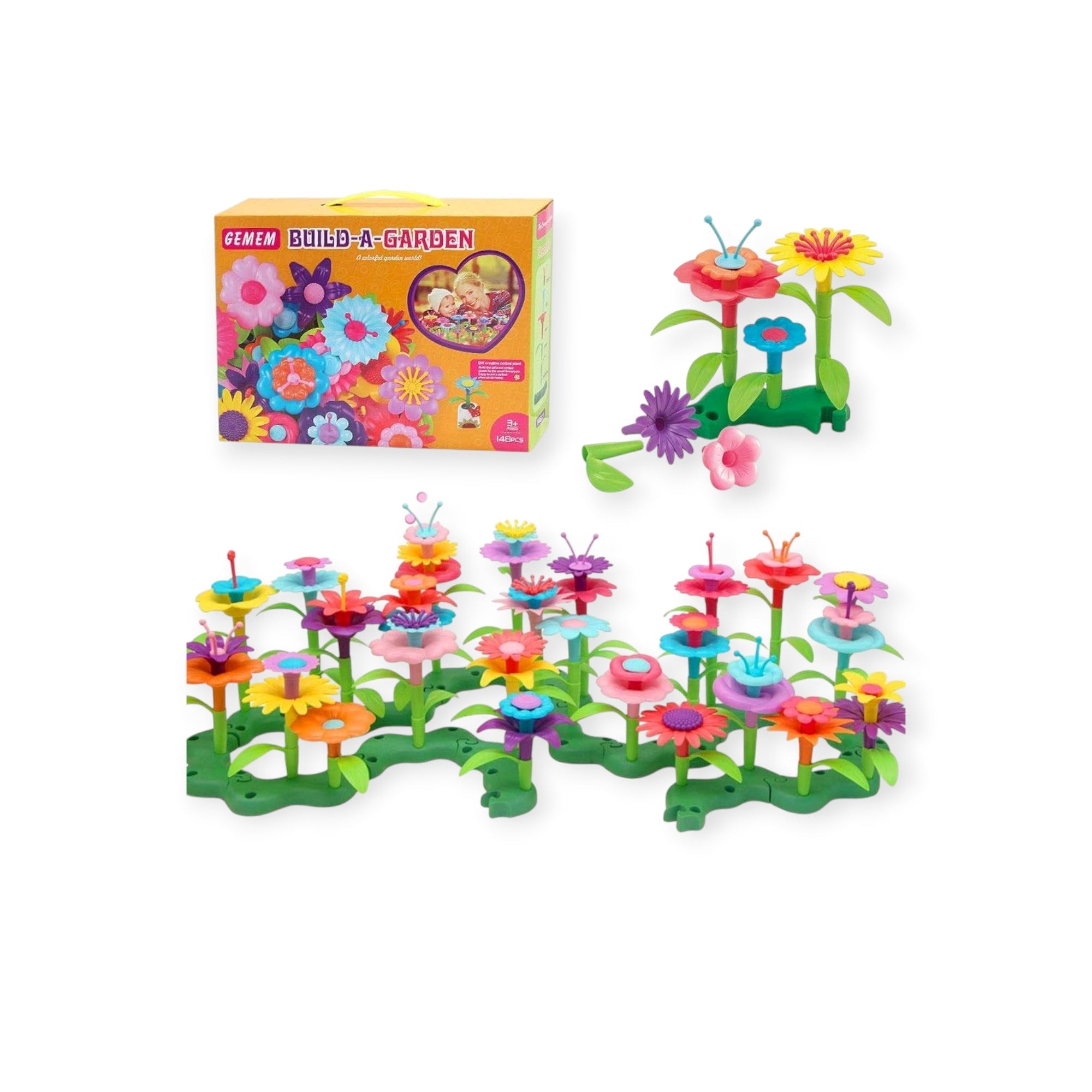 Flower Garden Building Set - Montessori Toys for Age 3yr – Project