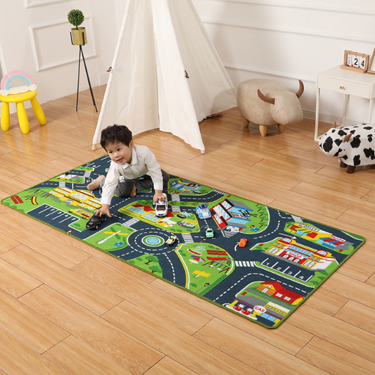 Montessori Vehicles Play Mat