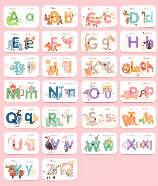 Best Seller: Alphabets & Numbers Wooden Flash Cards