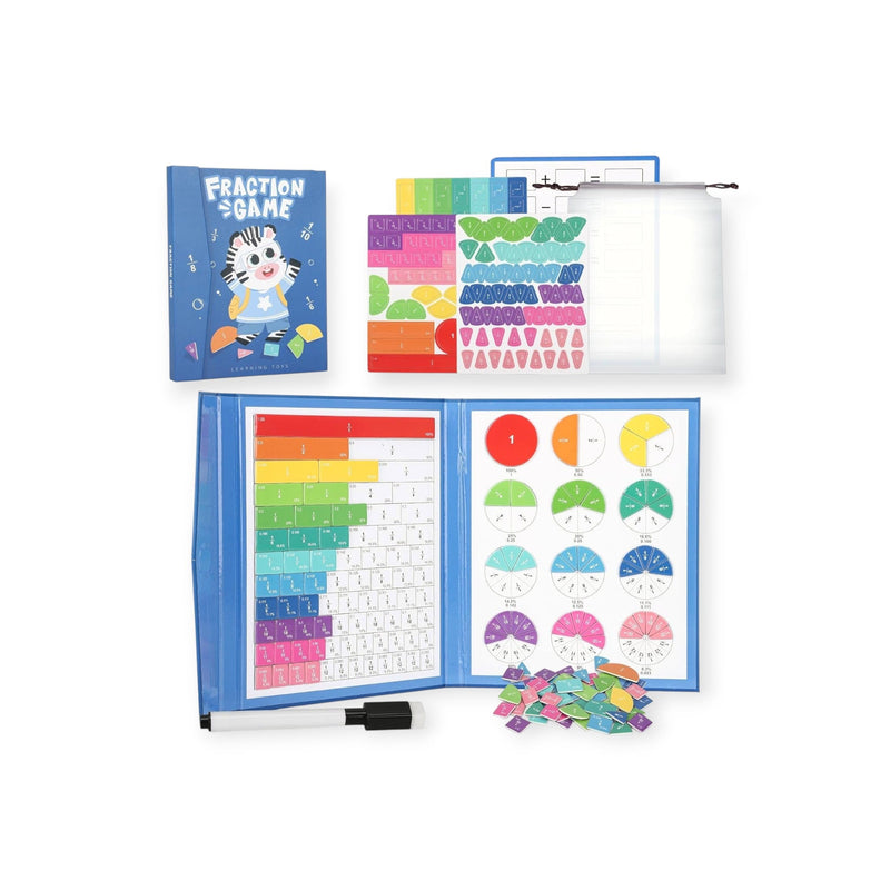 Magnetic Fraction Tiles & Circles Math Set detail