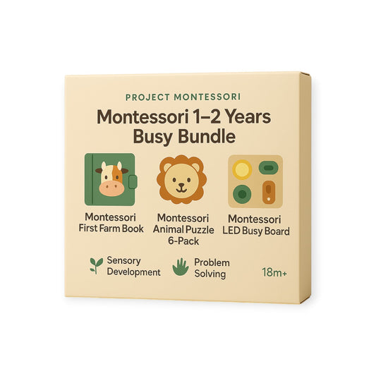 Montessori 1–2 Years Busy Bundle - Project Montessori