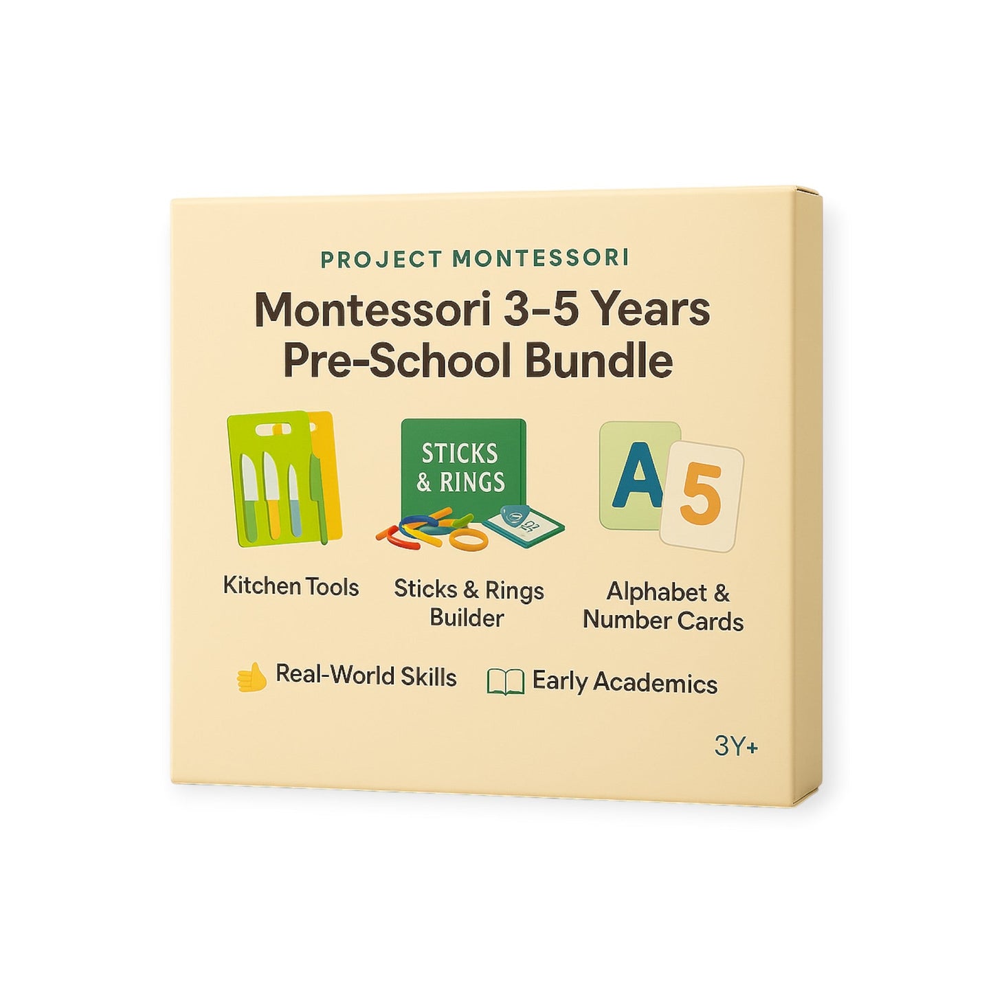 Montessori 3 - 5 Years Pre - School Bundle - Project Montessori