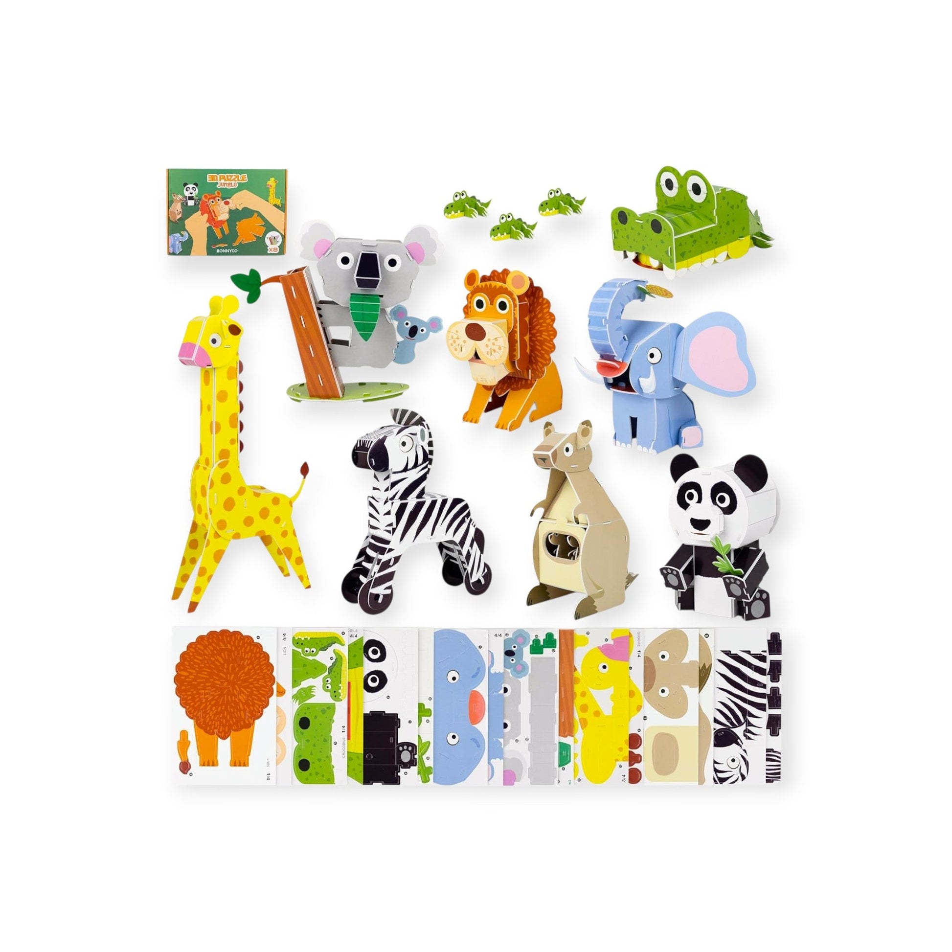 Montessori 3D Animal Puzzles - Project Montessori