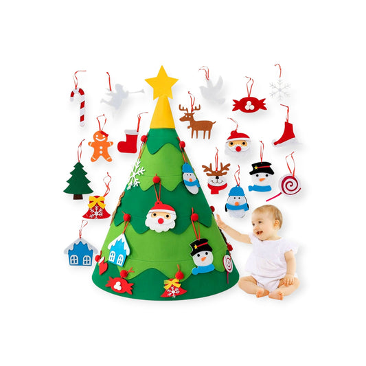 Montessori 3D DIY Felt Christmas Tree - Project Montessori