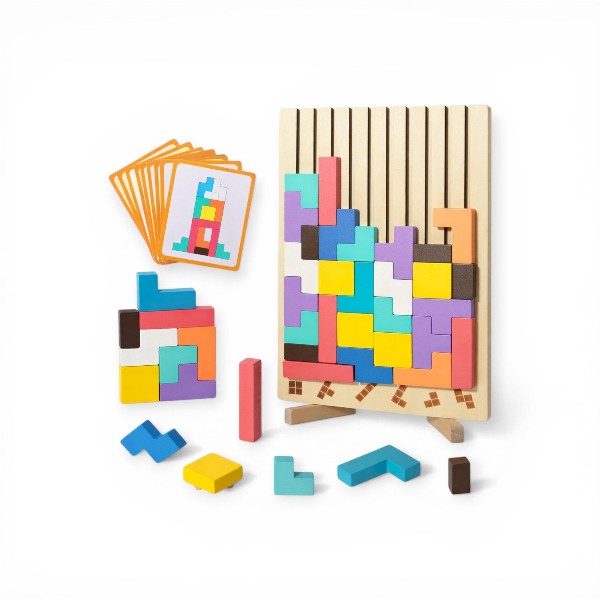 Montessori 3D Tangram Puzzle Blocks - Project Montessori