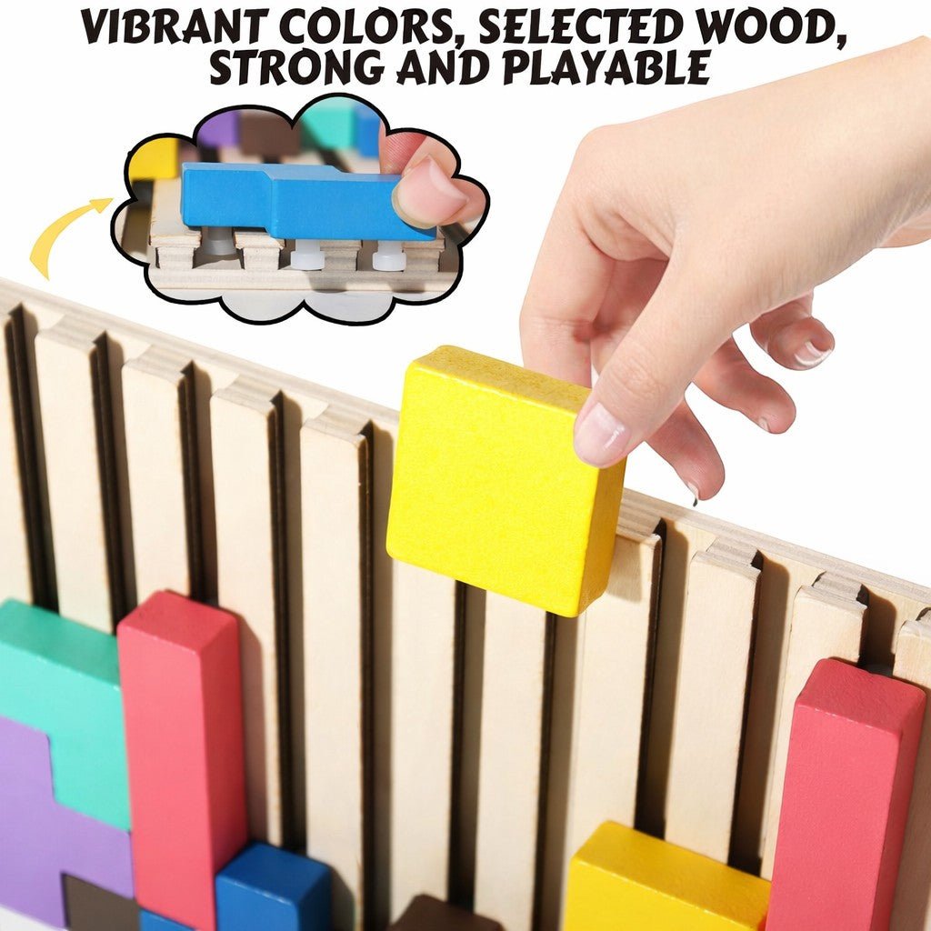 Montessori 3D Tangram Puzzle Blocks - Project Montessori