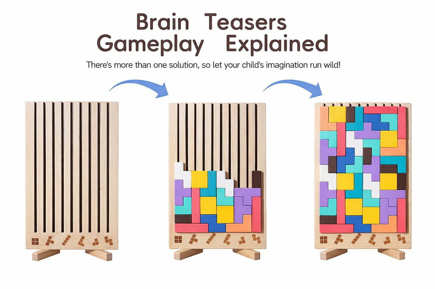 Montessori 3D Tangram Puzzle Blocks - Project Montessori