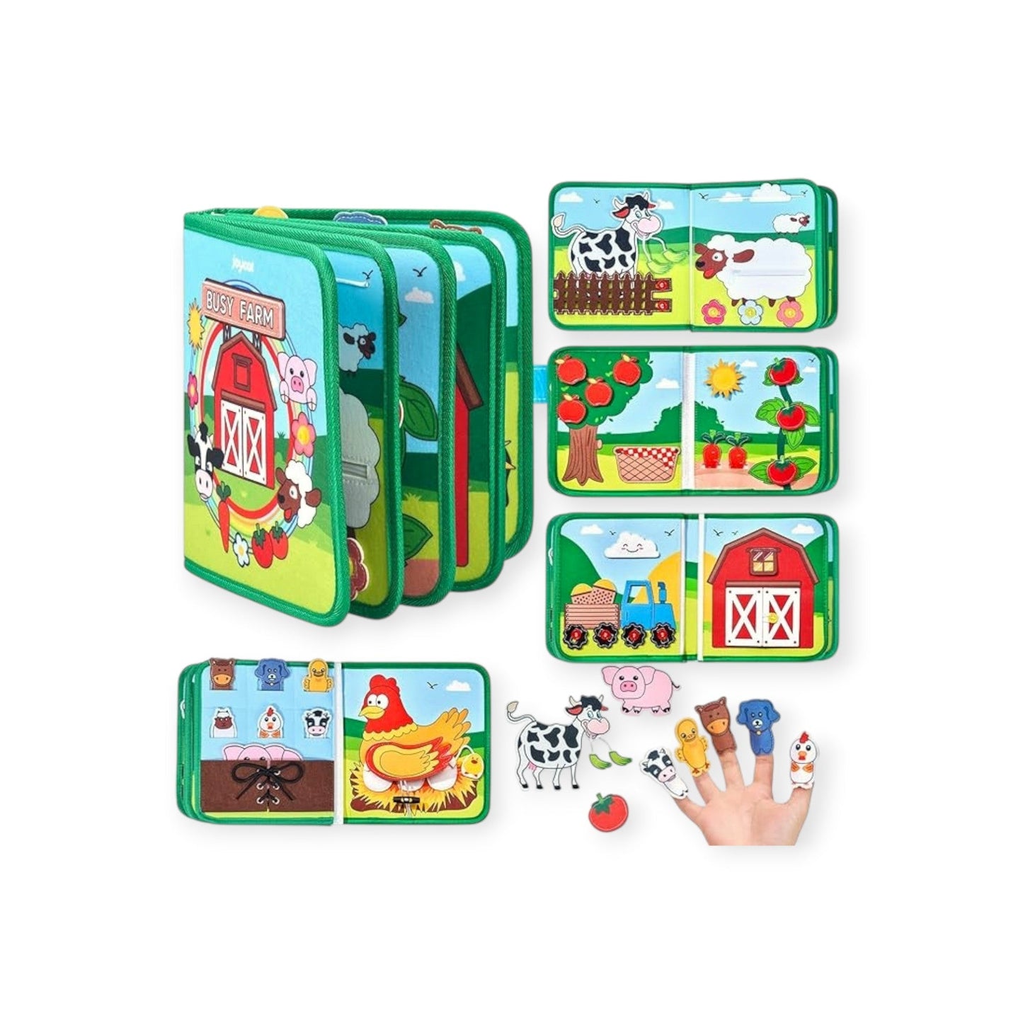 Montessori Activity Book with Finger Puppets - Project Montessori