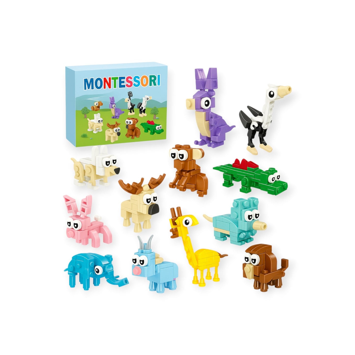 Montessori Animal Building Blocks - Project Montessori