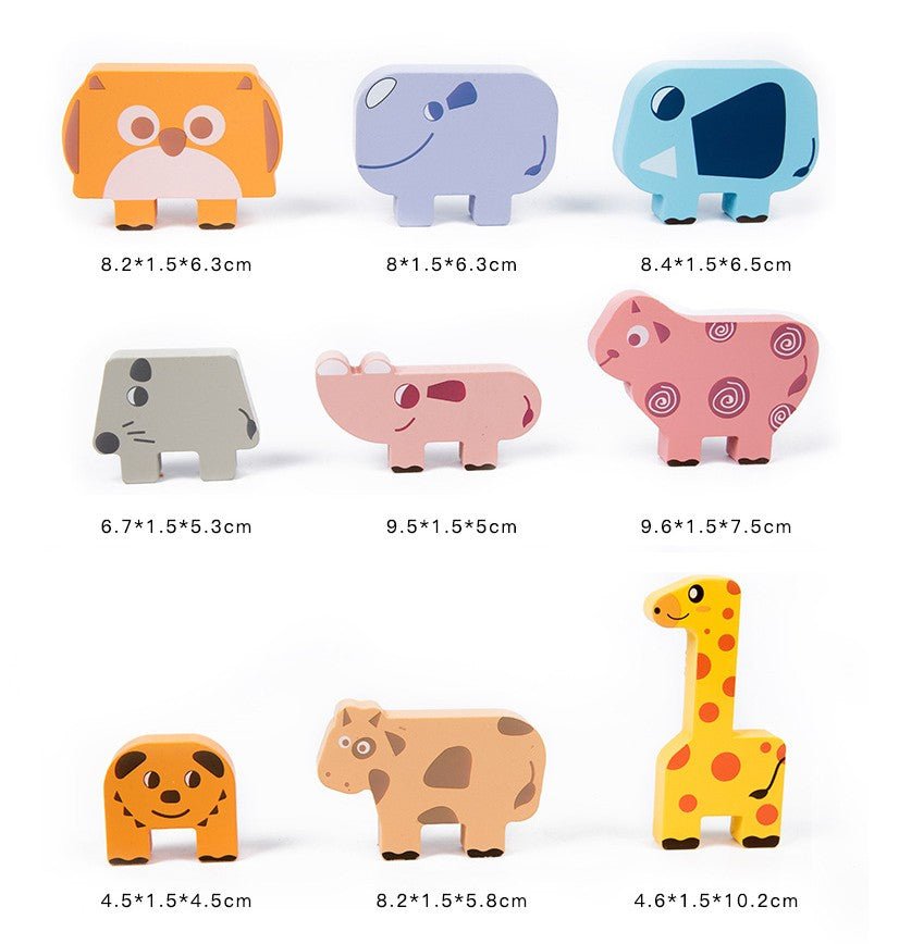 Montessori Animal Stacking Game - Project Montessori