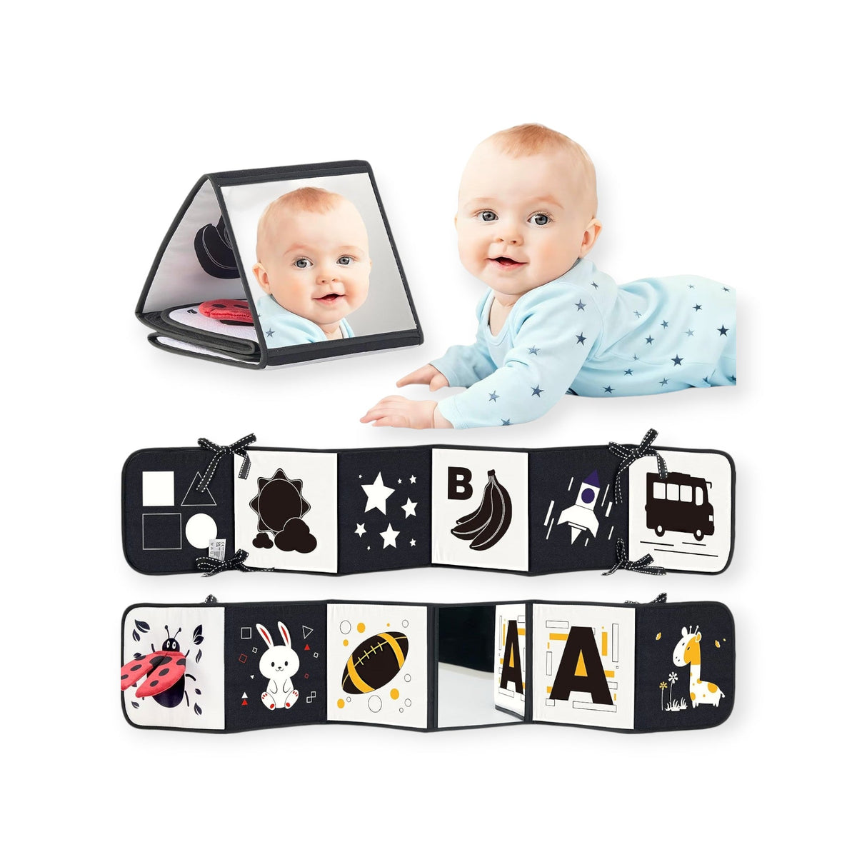Montessori Baby Discovery Mirror - Project Montessori Sensory Toy