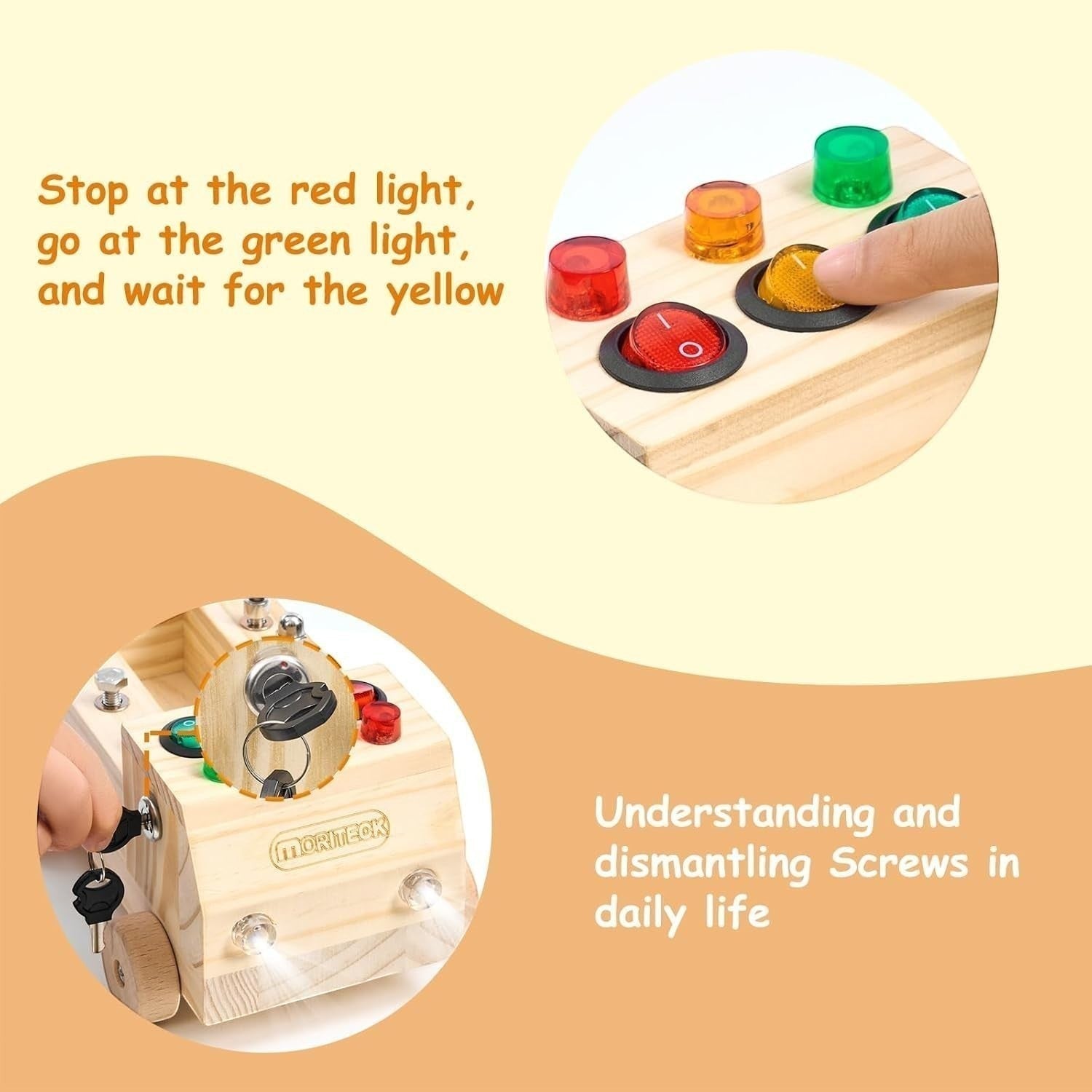 Montessori Busy Board Truck - Project Montessori Toys & Games