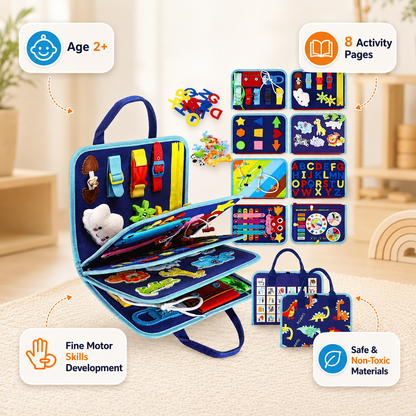 Montessori Busy Board - Upgraded Edition - Project Montessori