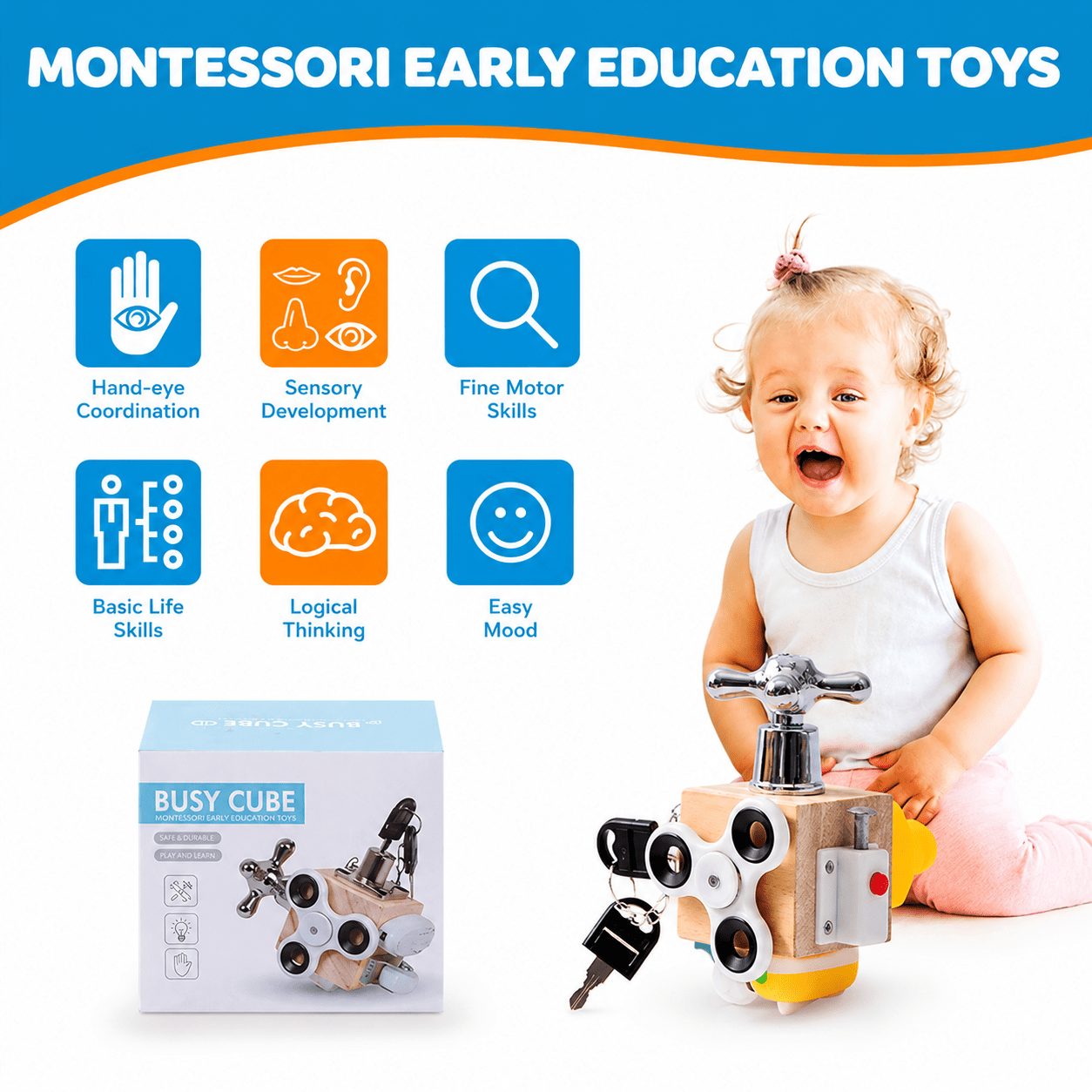 Montessori Busy Cube - Project Montessori