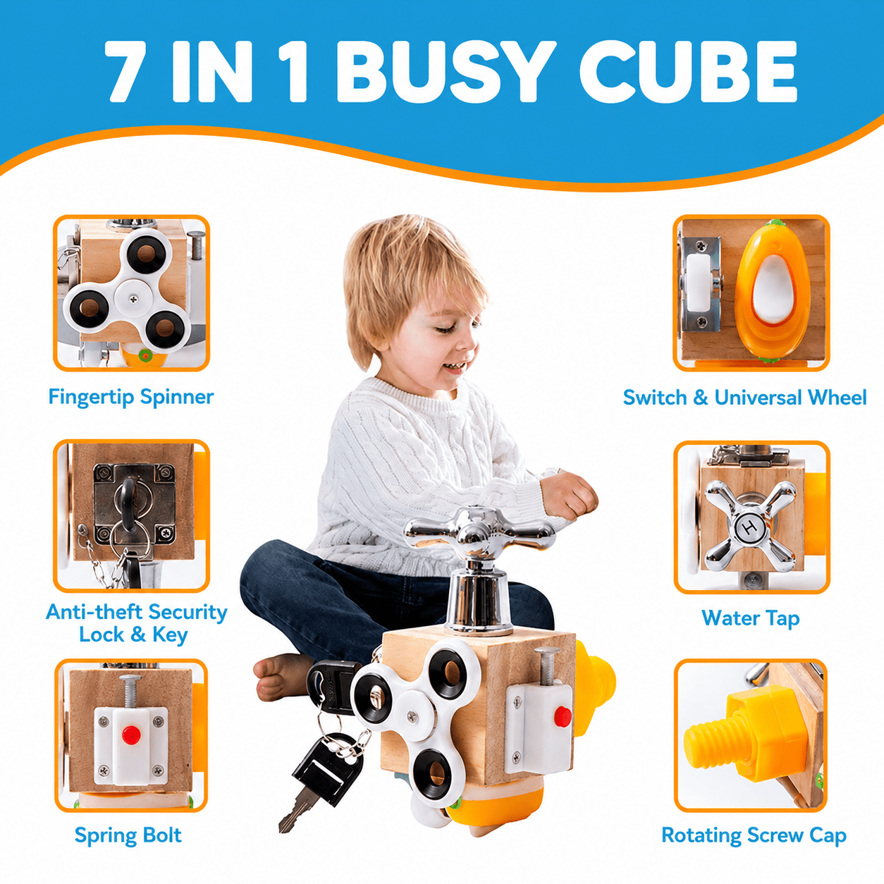 Montessori Busy Cube - Project Montessori