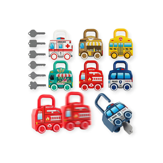 Montessori Car Lock with Key - Project Montessori
