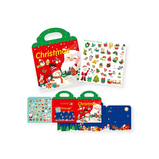 Montessori Christmas Sticker Book - Project Montessori