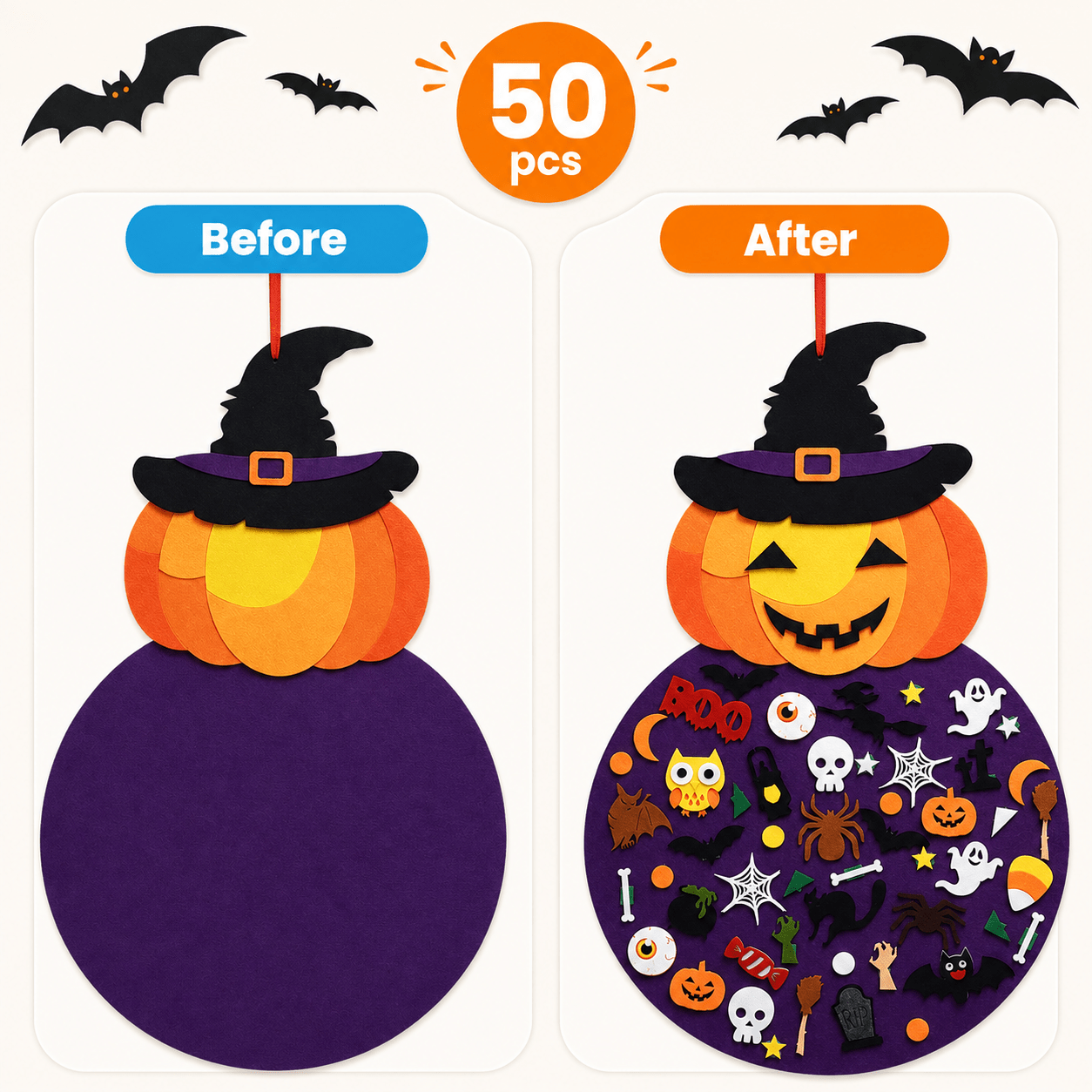 Montessori DIY Halloween Pumpkin Witch - Project Montessori