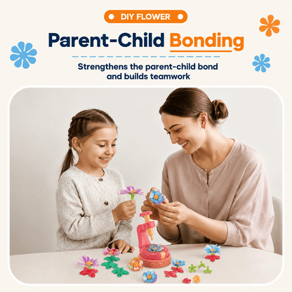 Montessori Fabric Flower Making Kit - Project Montessori Craft Kit