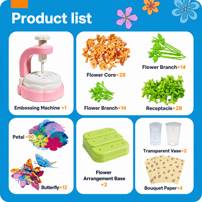 Montessori Fabric Flower Making Kit - Project Montessori Craft Kit