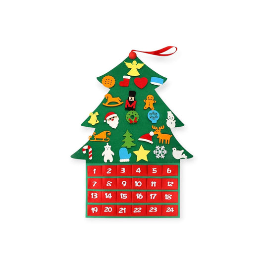 Montessori Felt Christmas Tree Advent Calendar - Project Montessori