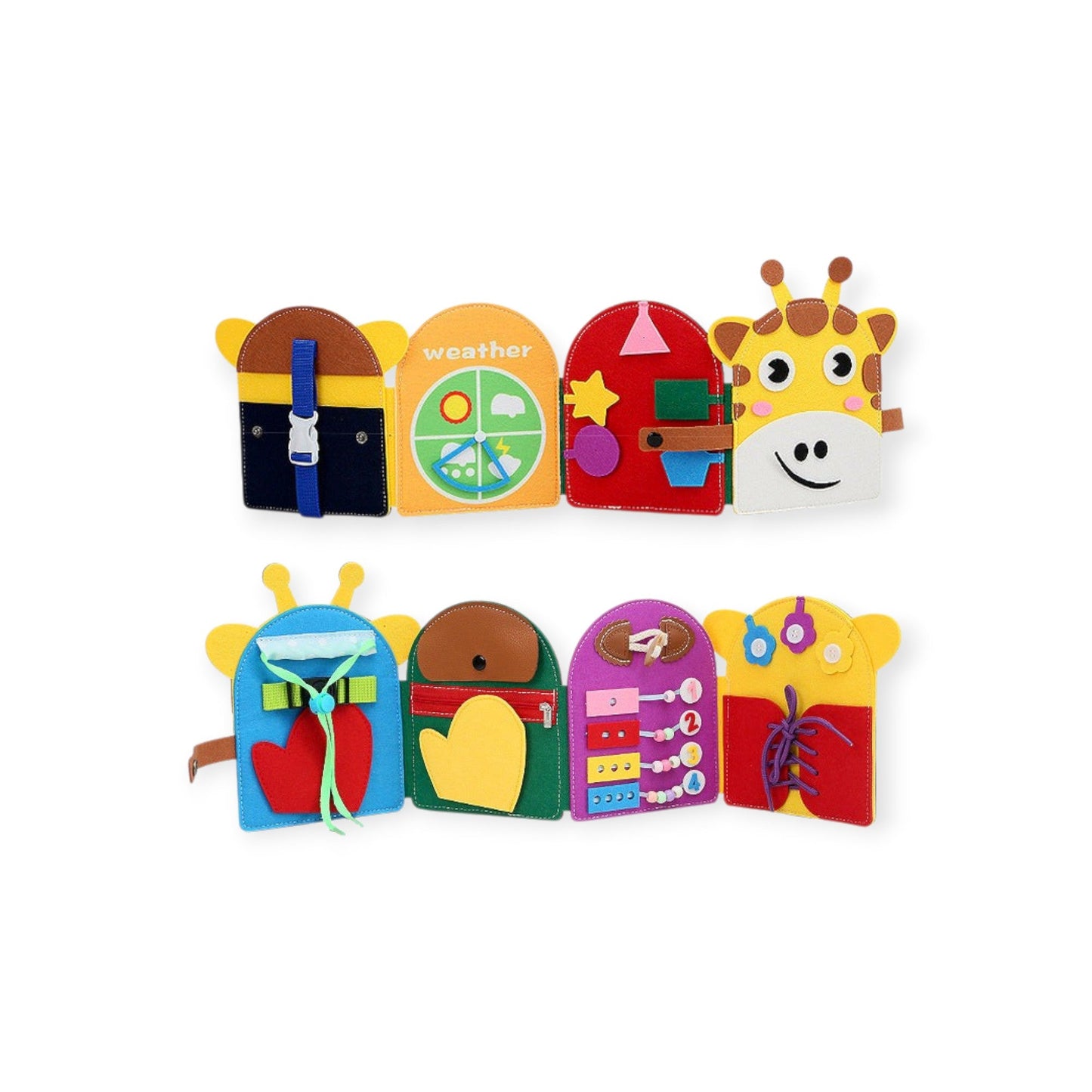 Montessori Giraffe Busy Book - Project Montessori