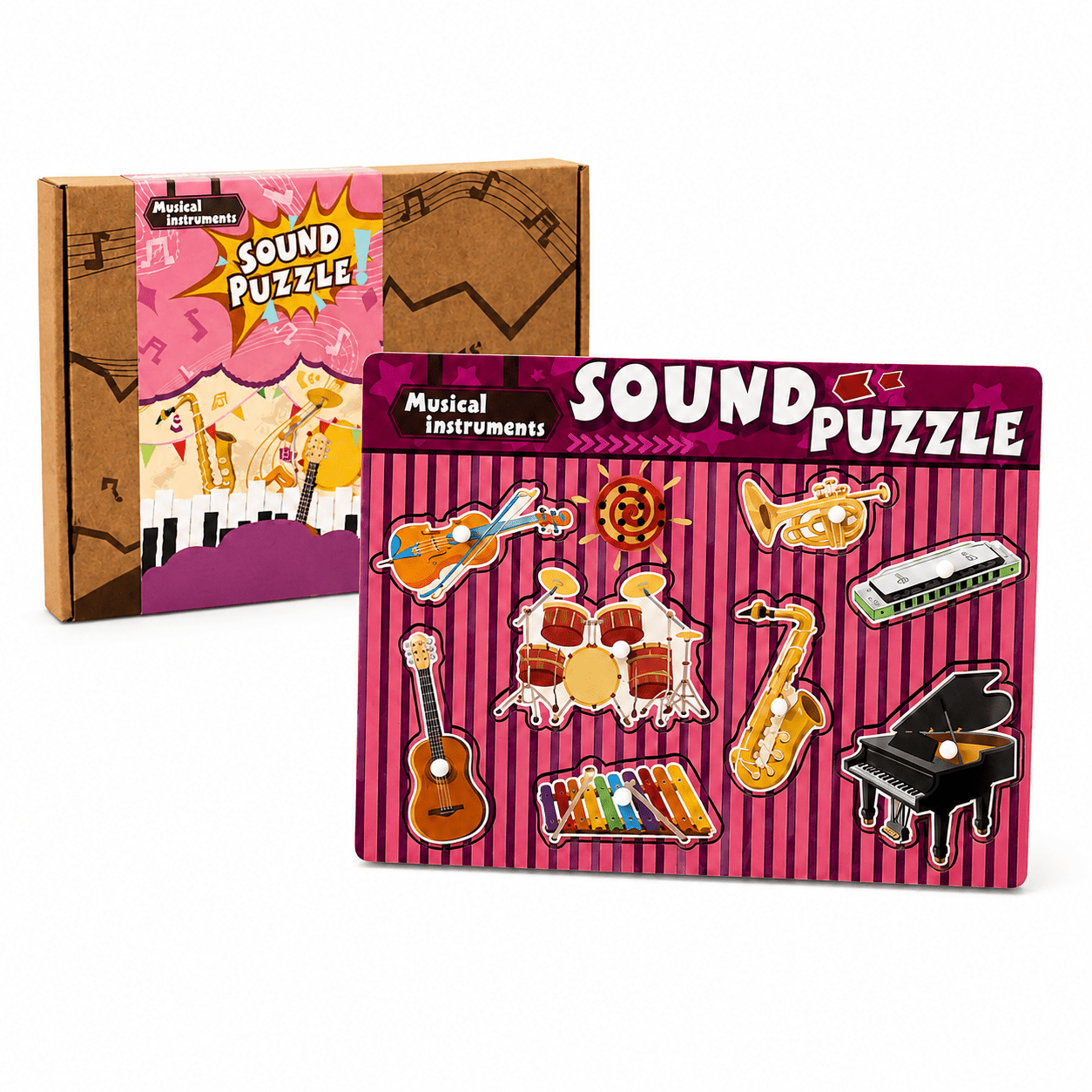 Montessori Kids Sound Puzzles - Project Montessori Puzzle