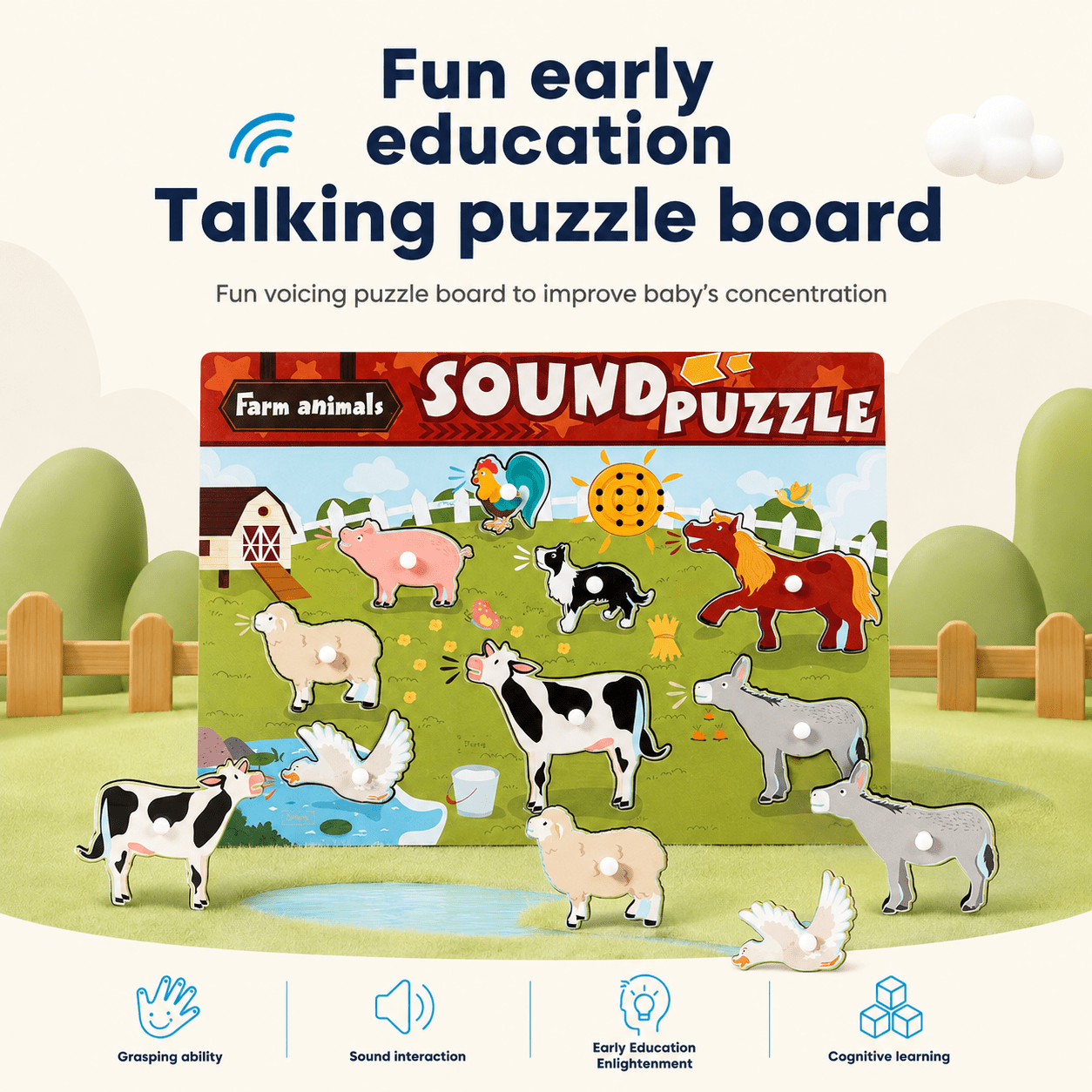 Montessori Kids Sound Puzzles - Project Montessori Puzzle
