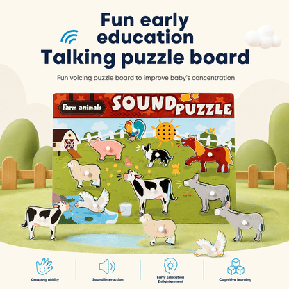 Montessori Kids Sound Puzzles - Project Montessori Puzzle