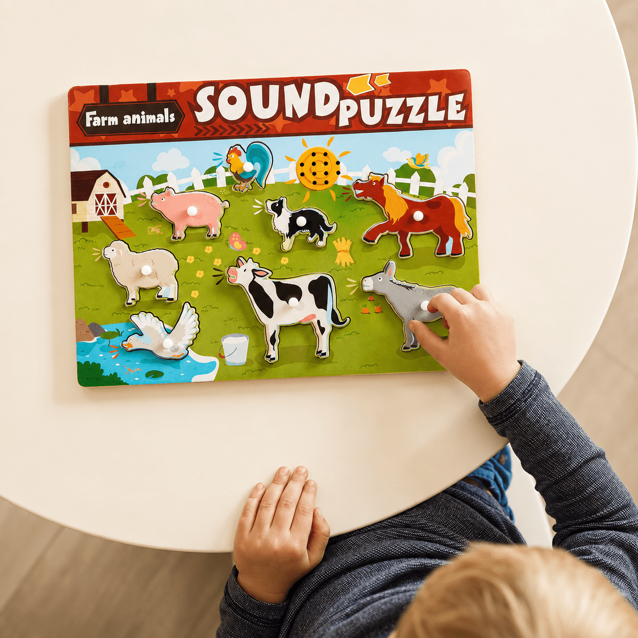 Montessori Kids Sound Puzzles - Project Montessori Puzzle