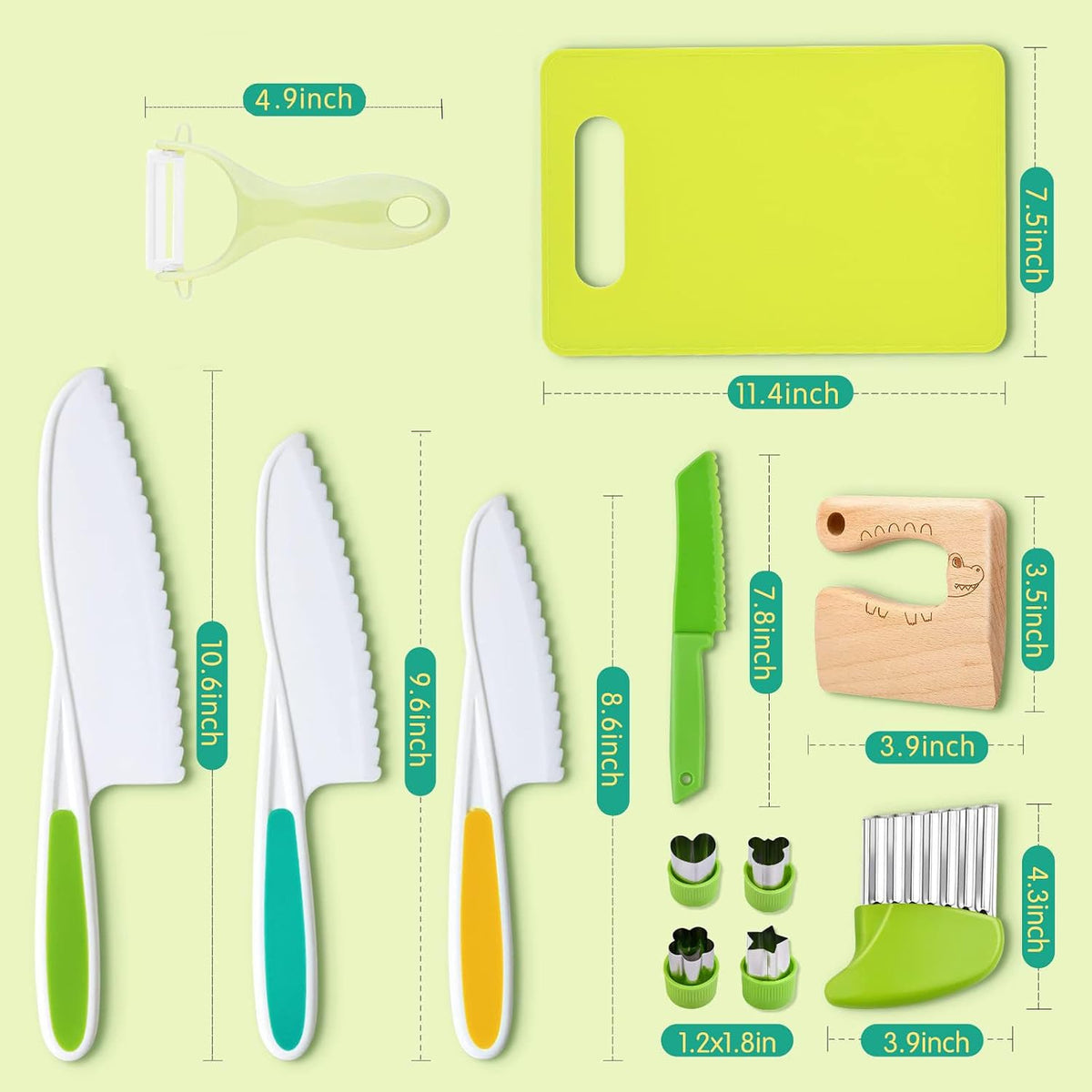 Montessori Kitchen Tools (13 Pieces) - Project Montessori