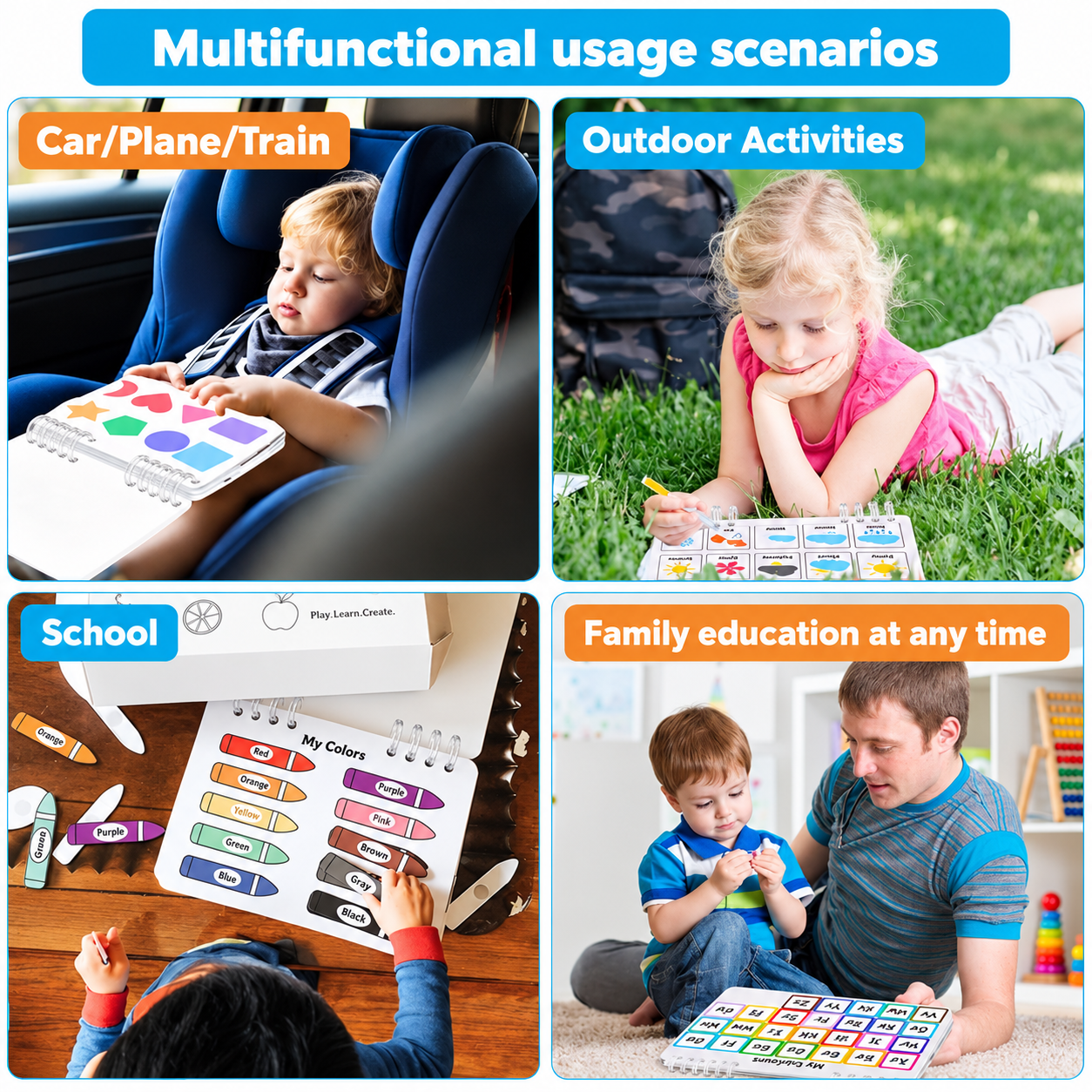 Montessori Learning Book - Project Montessori Busy Book