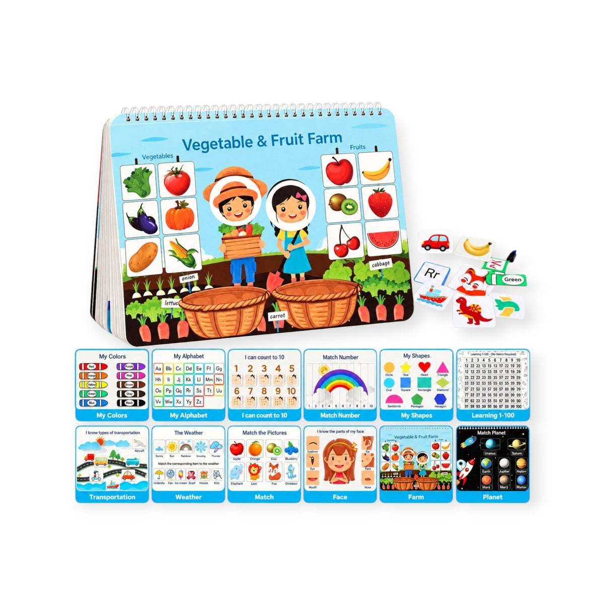 Montessori Learning Book - Project Montessori Busy Book