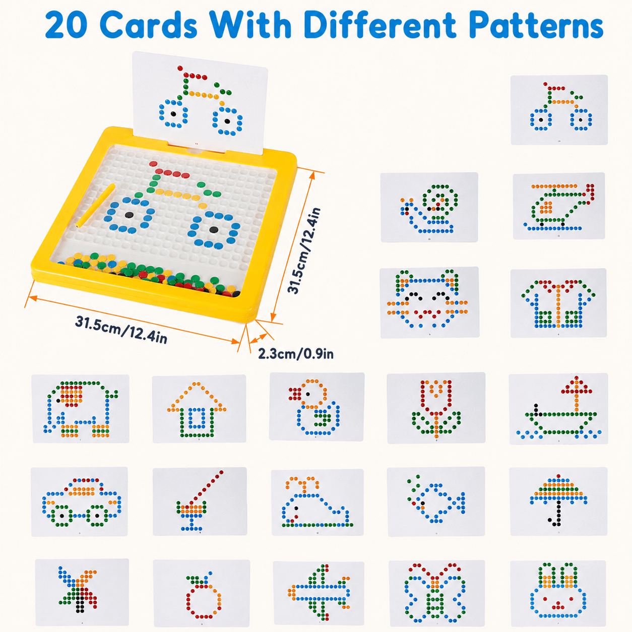 Montessori Magnetic Dots Board - Project Montessori