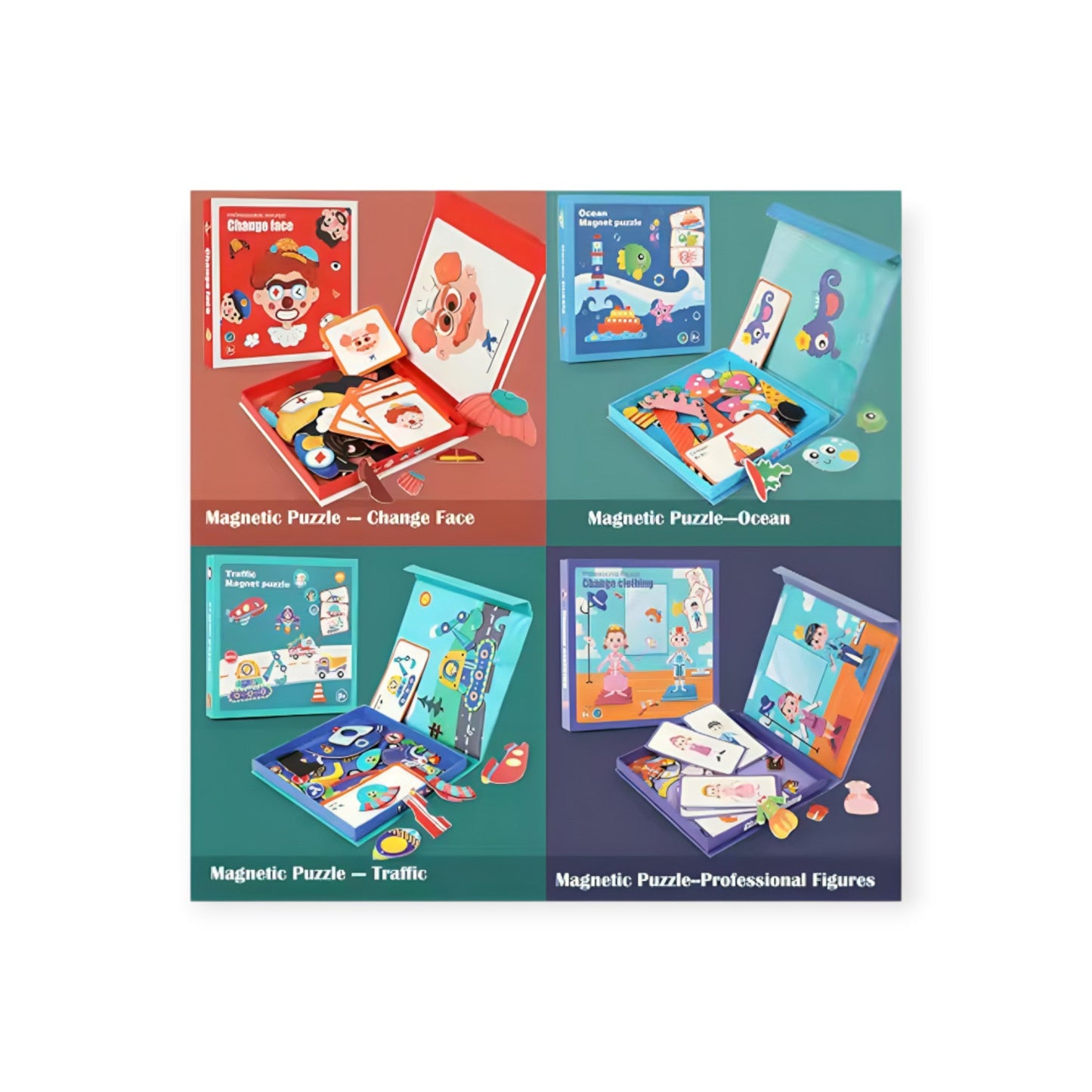 Montessori Magnetic Puzzle - Project Montessori